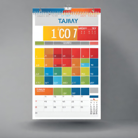 Wall and table calendars Printing
